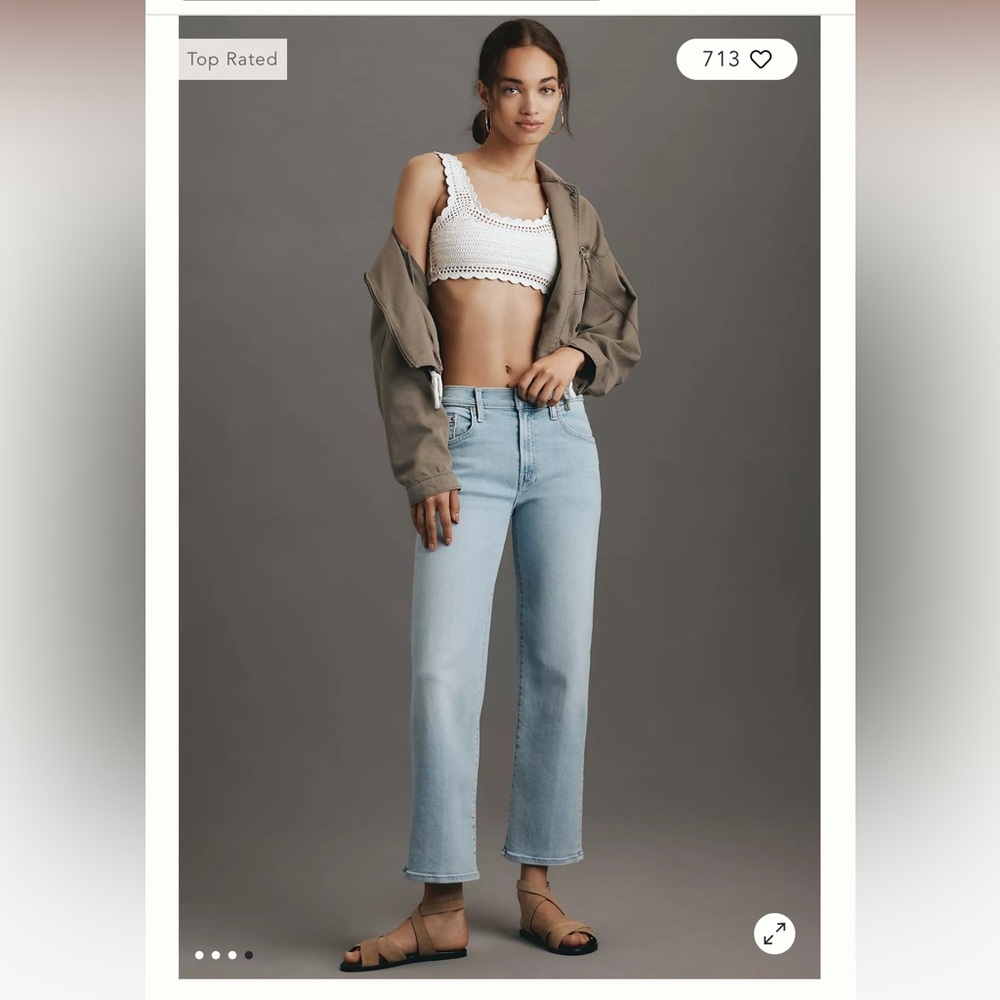 Mother The Rambler Straight Ankle Jeans